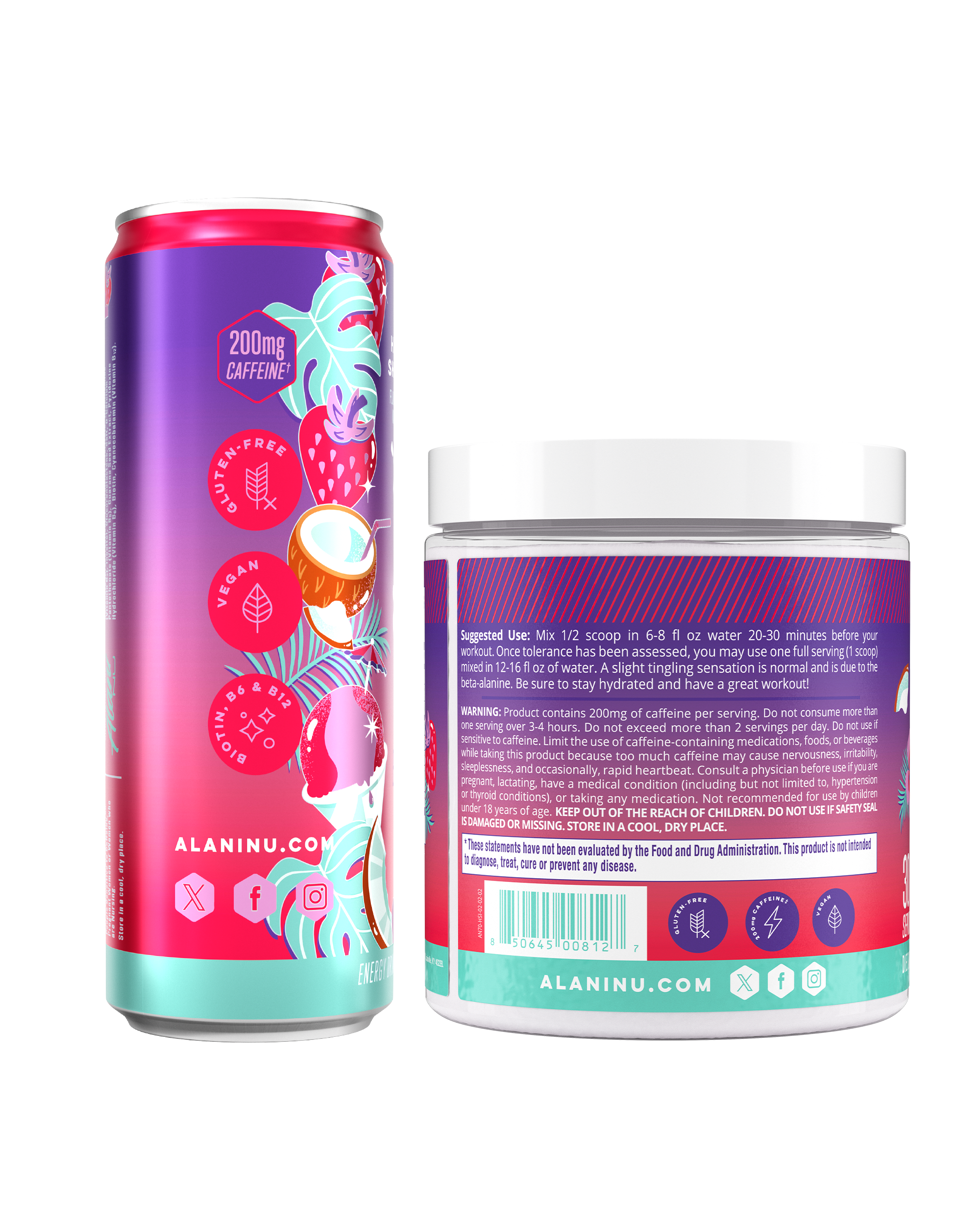 energy drink & pre-workout - hawaiian shaved ice - Image 2